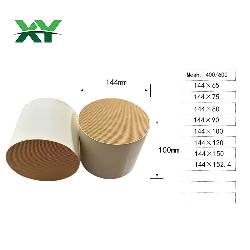 Ø144 mm 陶瓷载体规格图 1
